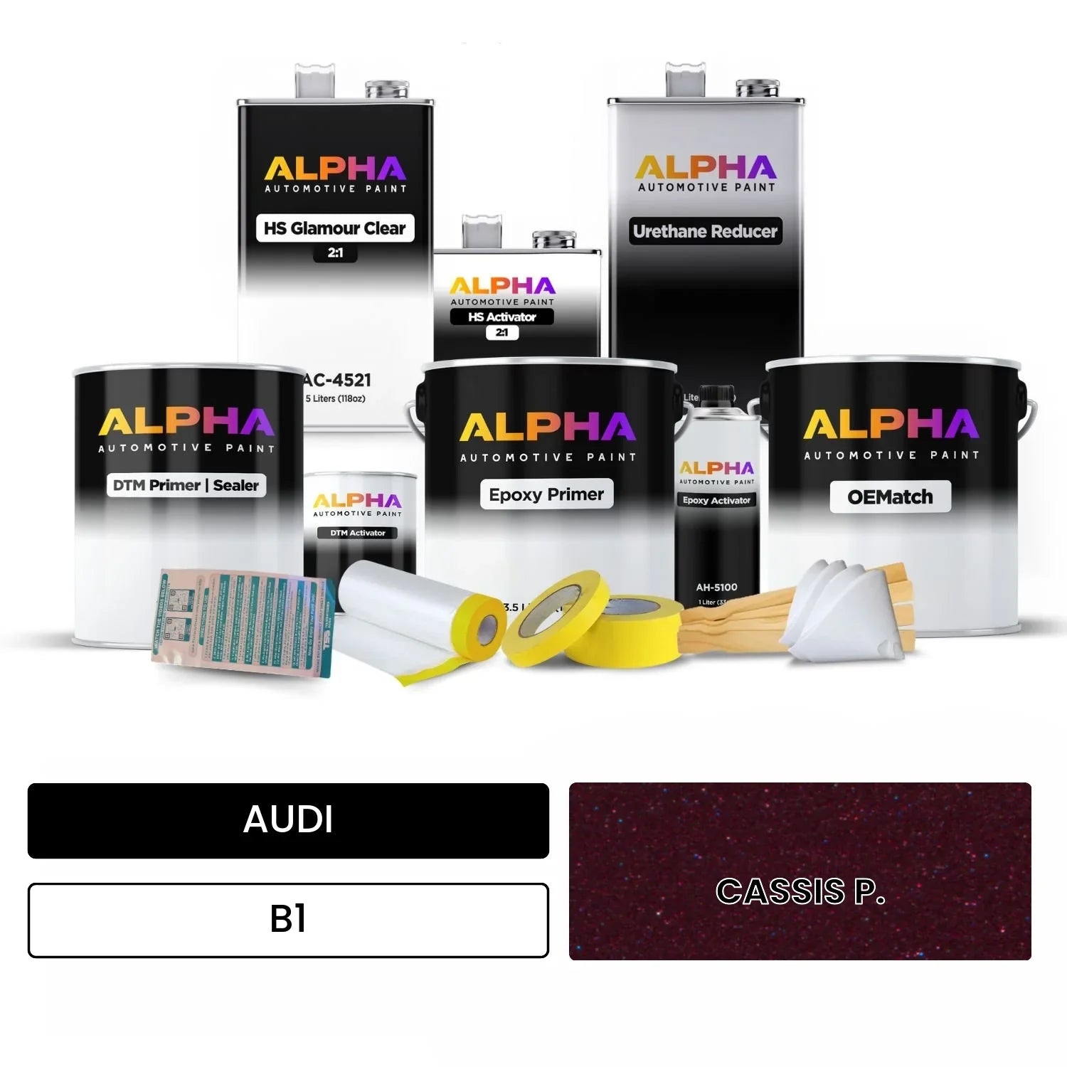 AUDI Cassis Pearl B1 | OEMatch Automotive Vehicle Paint Kit – The Spray ...