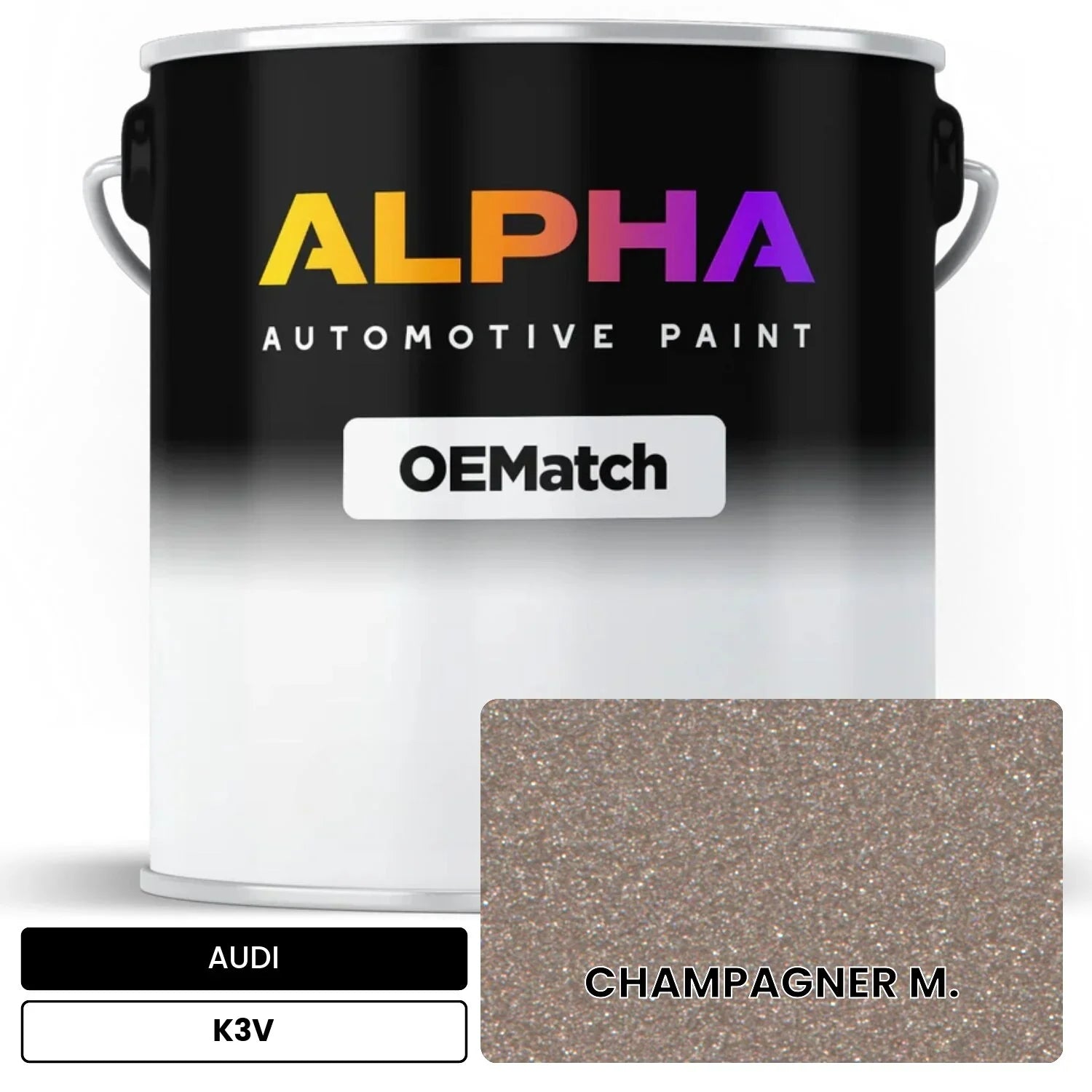 AUDI Champagne Metallic K3V OEMatch Basecoat