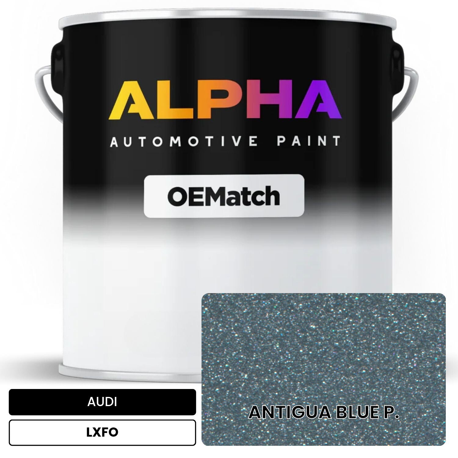 AUDI Clearwater Blue Metallic LXFO OEMatch Basecoat