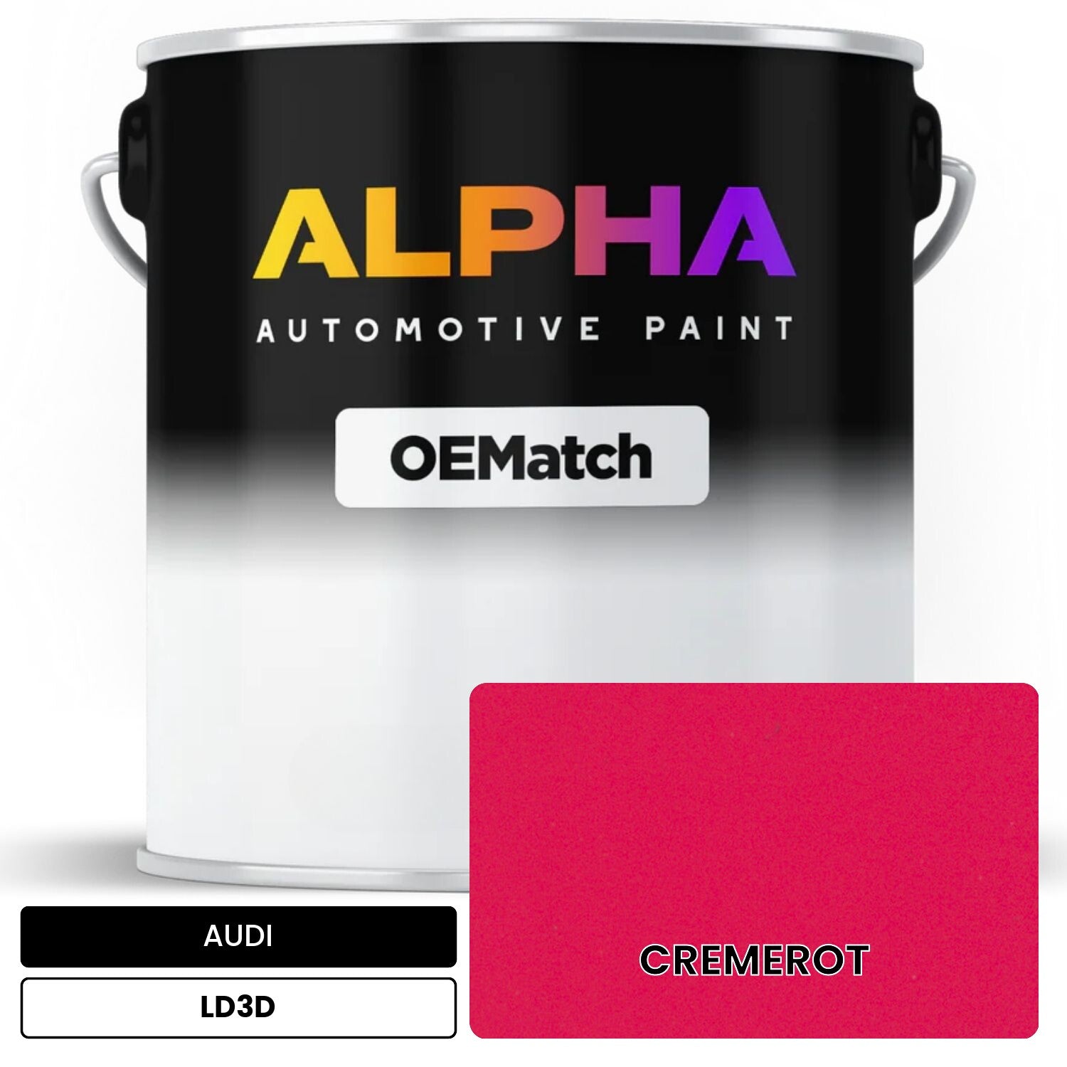 AUDI Cream Red LD3D OEMatch Basecoat