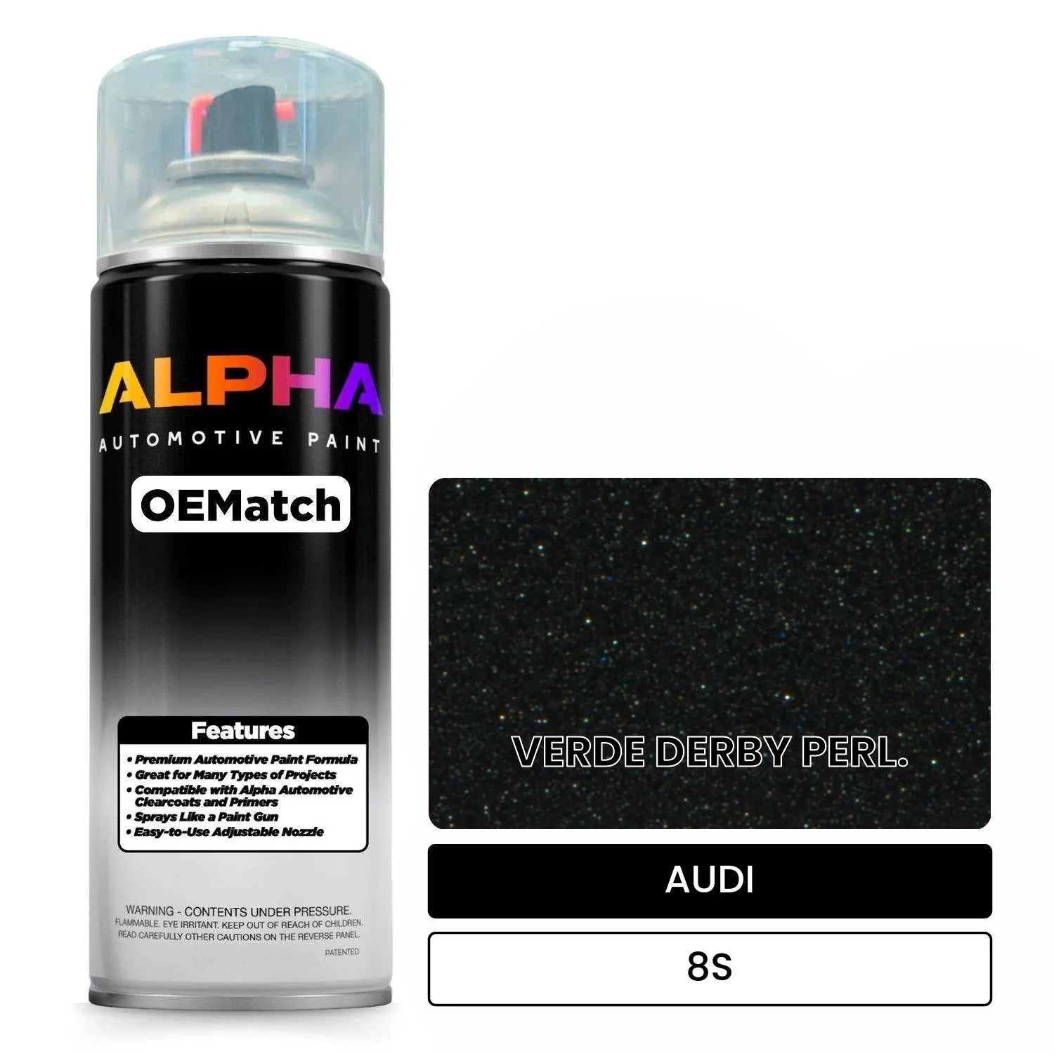 AUDI Derby Green Pearl 8S OEMatch Spraycan