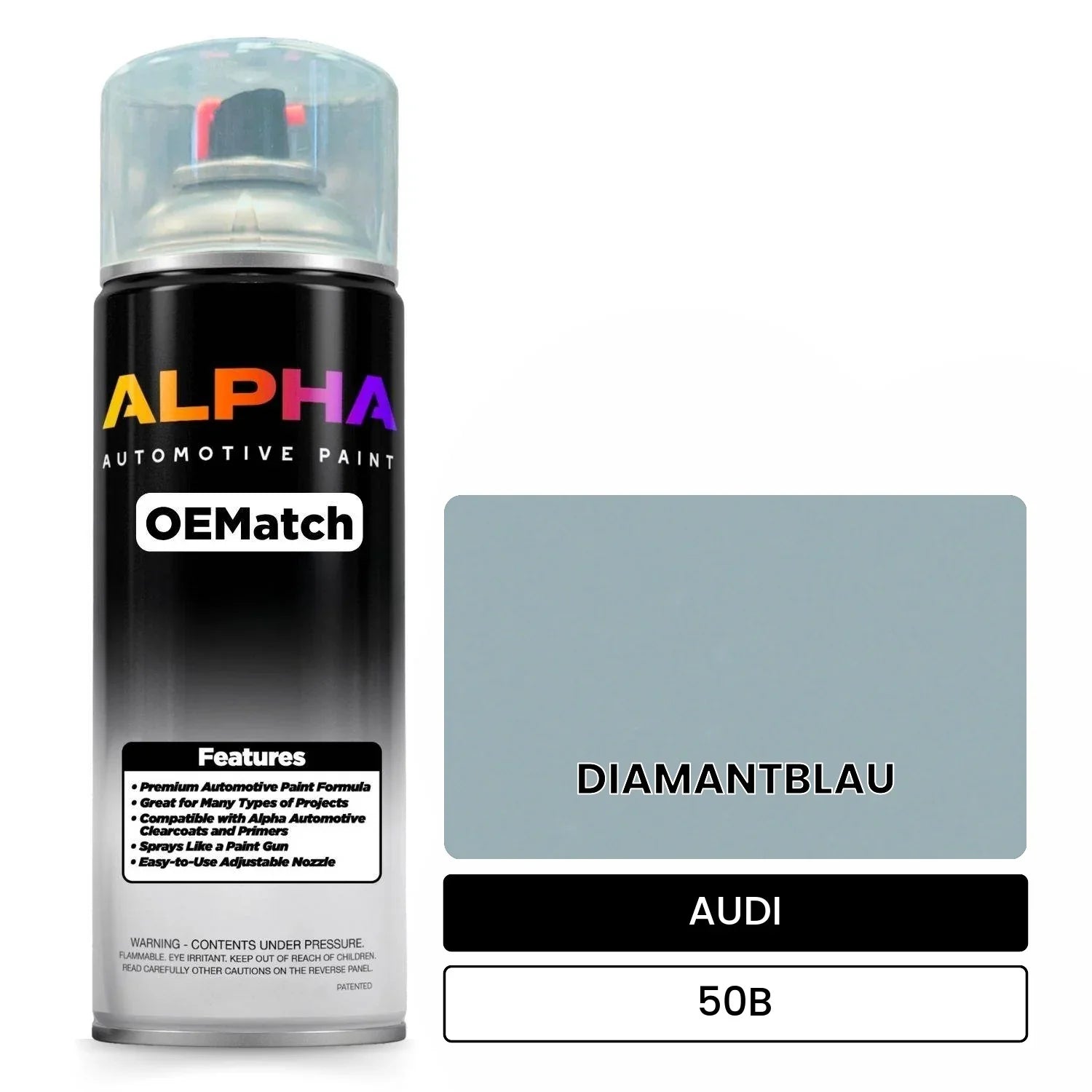 AUDI Diamond Blue 50B OEMatch Spraycan