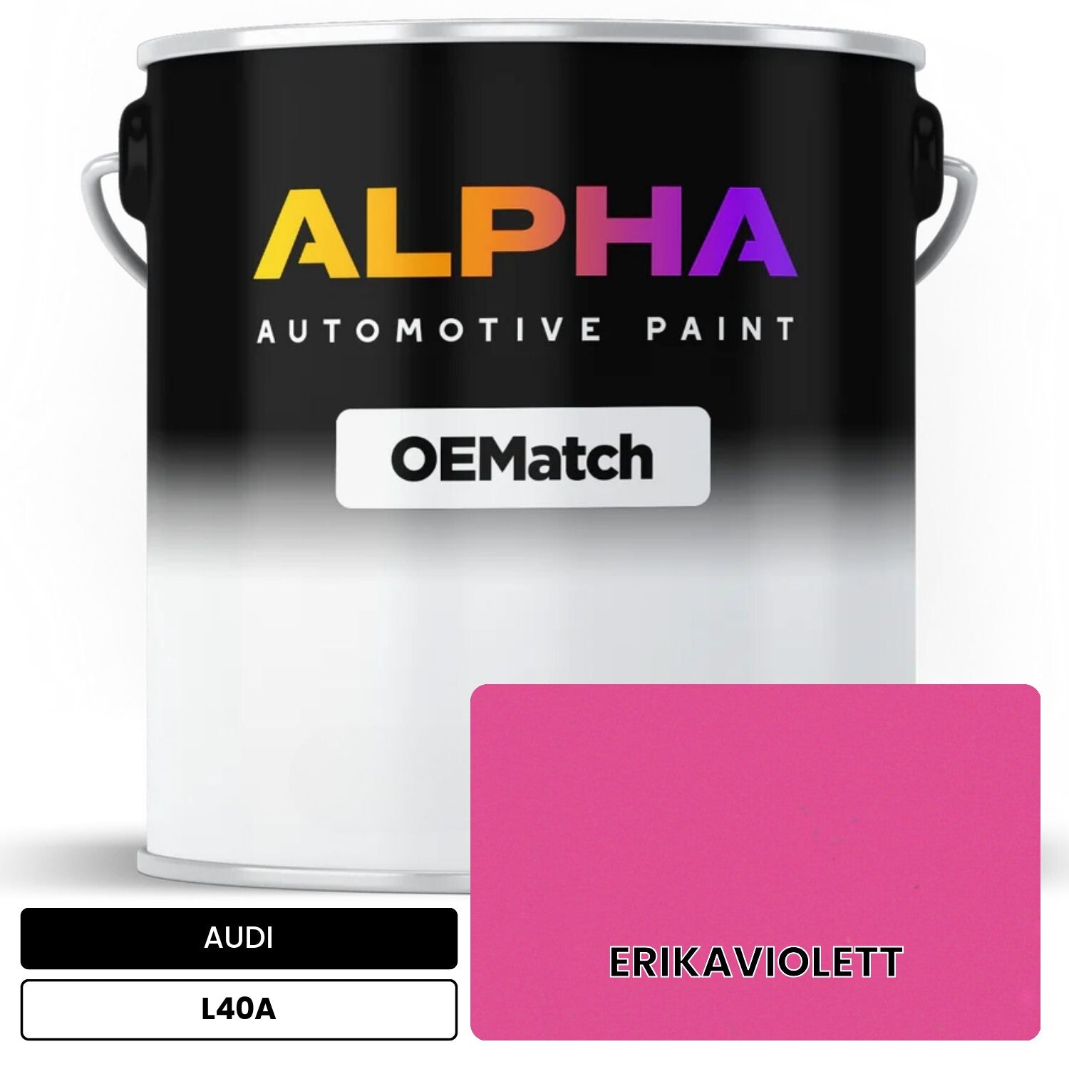 AUDI Erikaviolet L40A OEMatch Basecoat