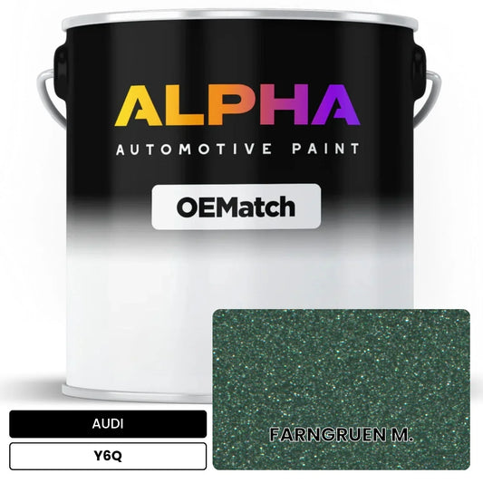 AUDI Fern Green Metallic Y6Q OEMatch Basecoat