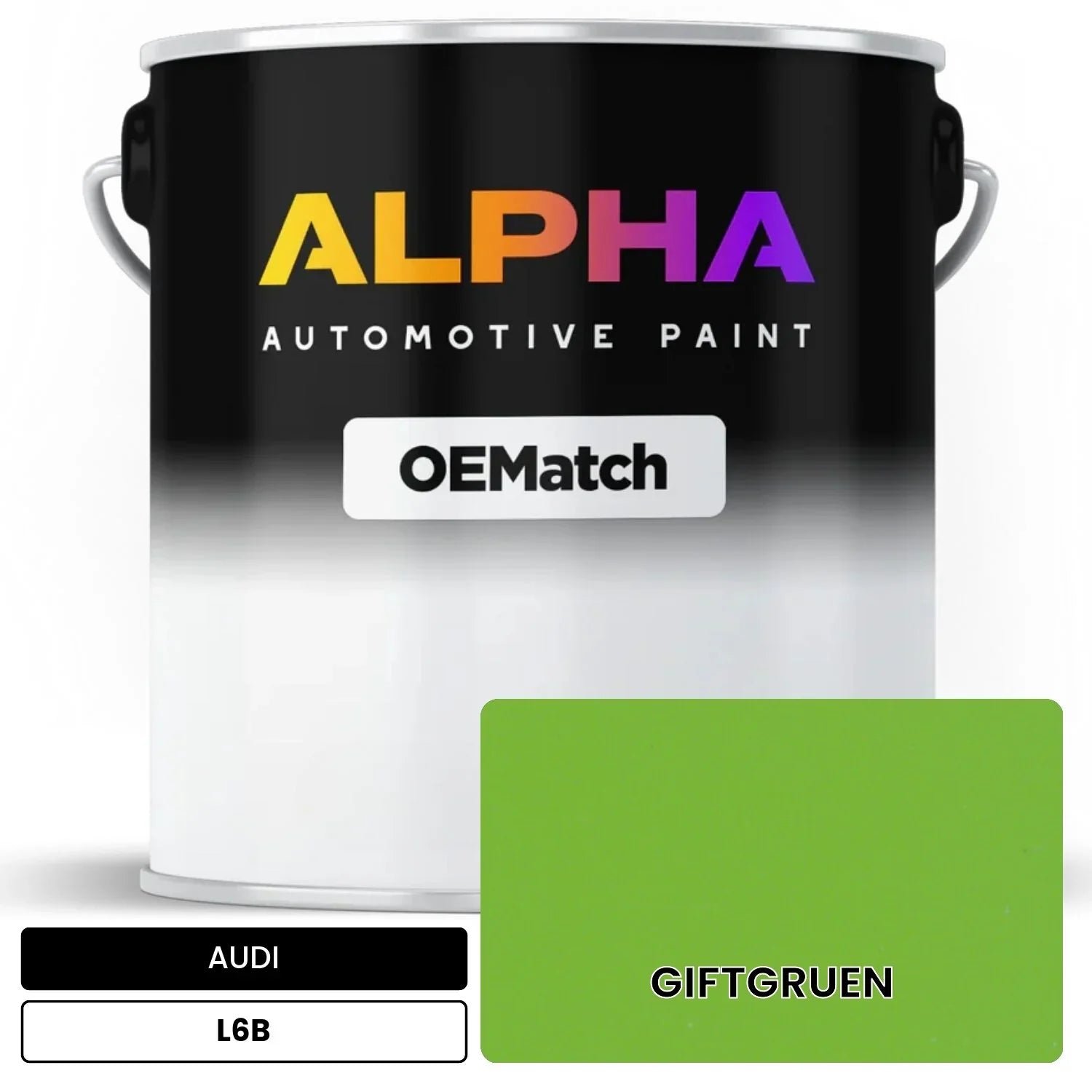 AUDI Gift Green L6B OEMatch Basecoat