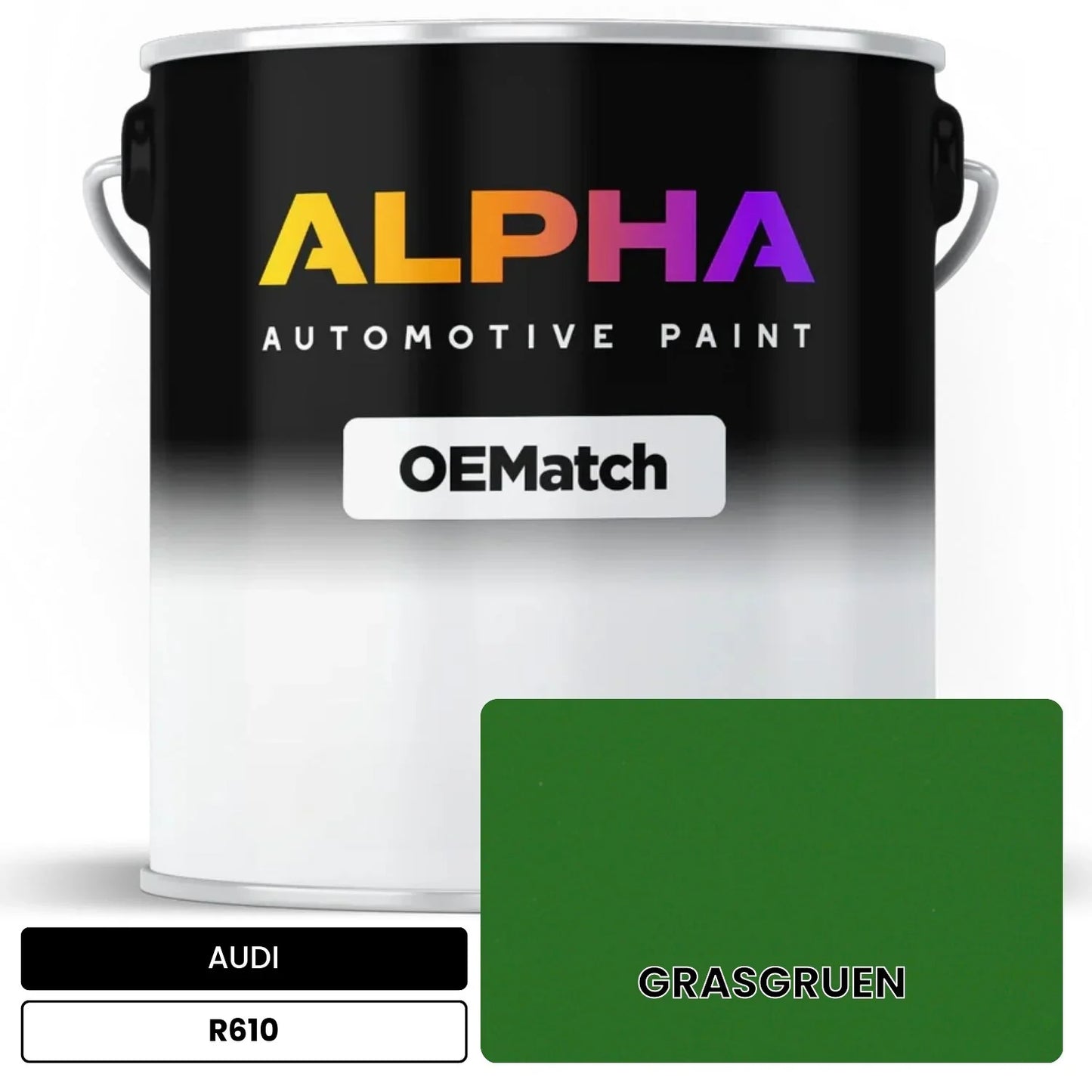 AUDI Grass Green R610 OEMatch Basecoat