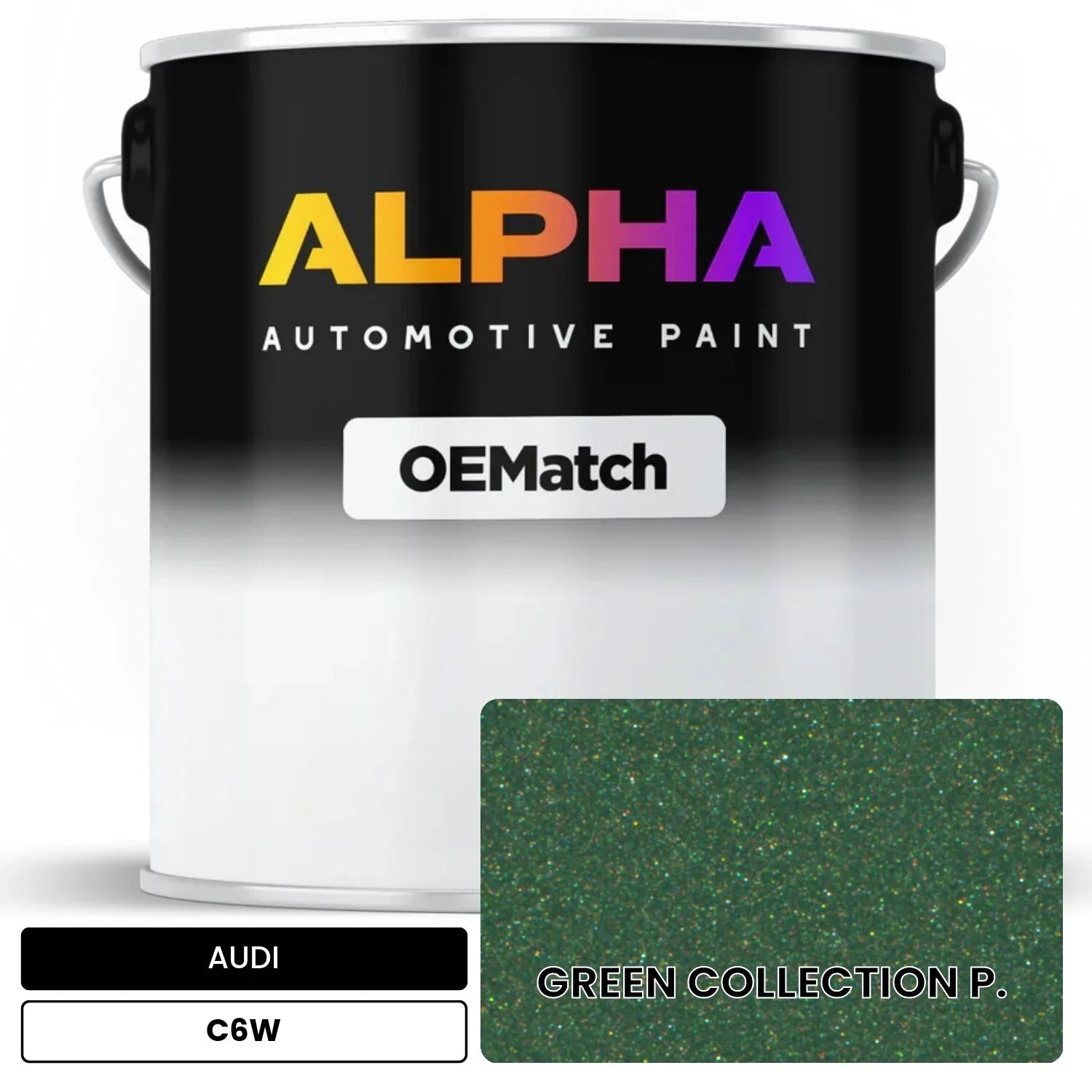 AUDI Green Collection C6W OEMatch Basecoat