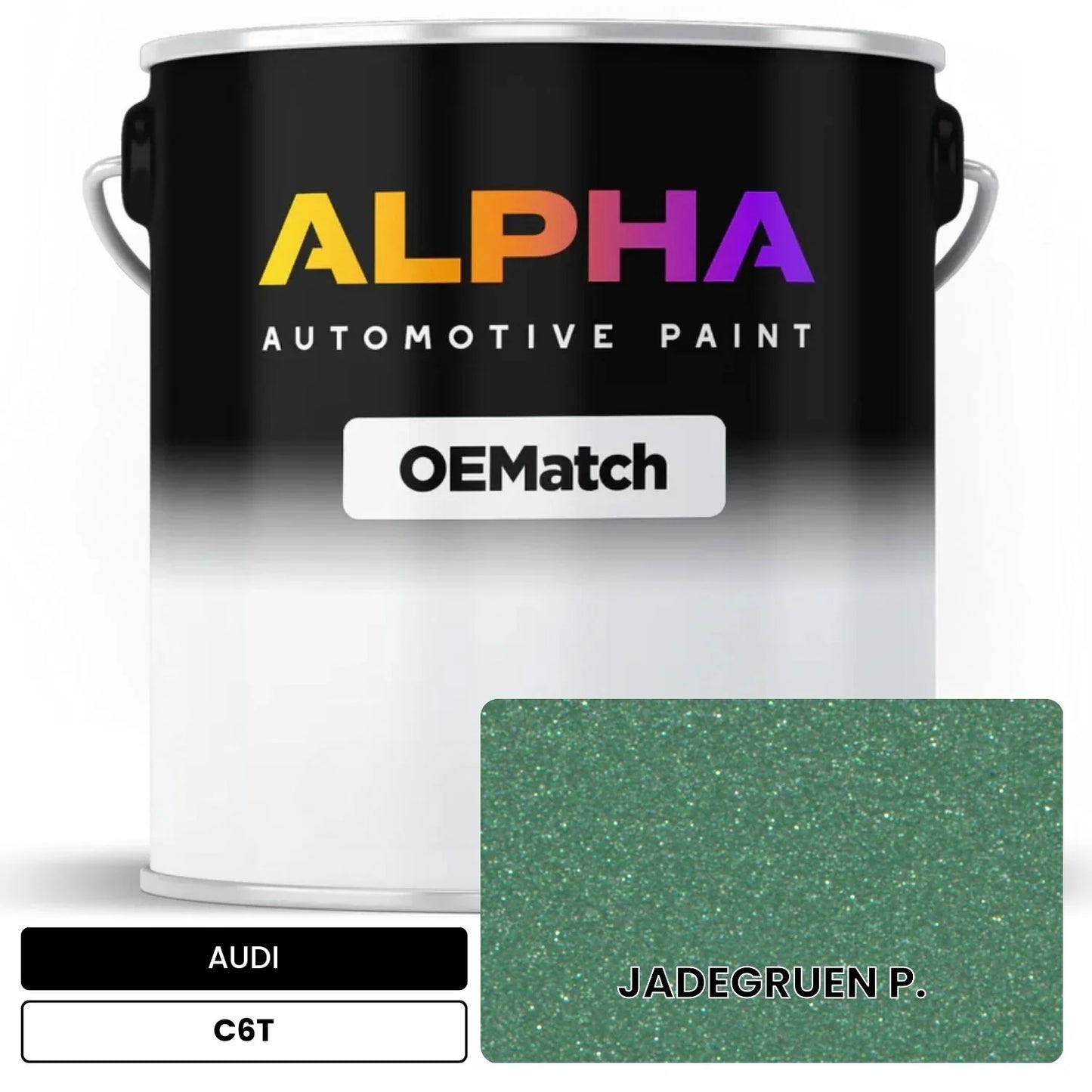 AUDI Jade Green C6T OEMatch Basecoat