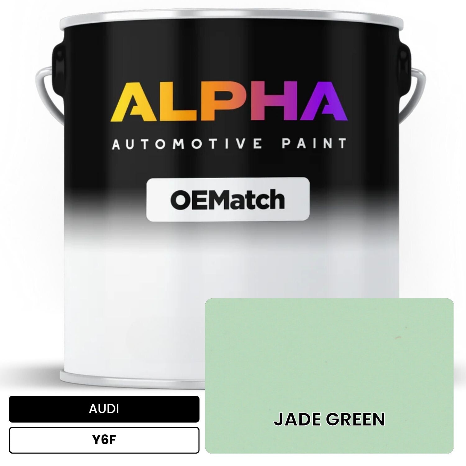 AUDI Jade Green Y6F OEMatch Basecoat