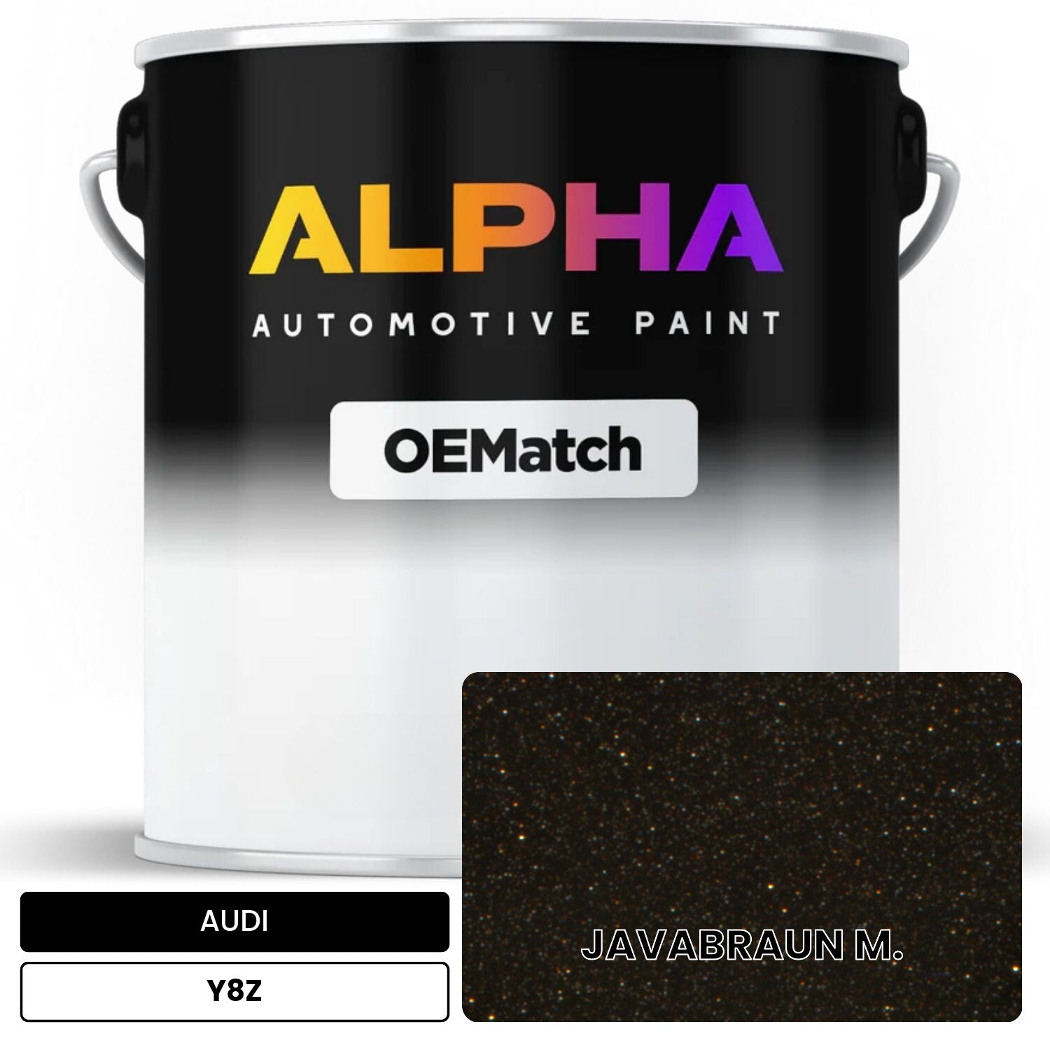 AUDI Java Brown Metallic Y8Z OEMatch Basecoat