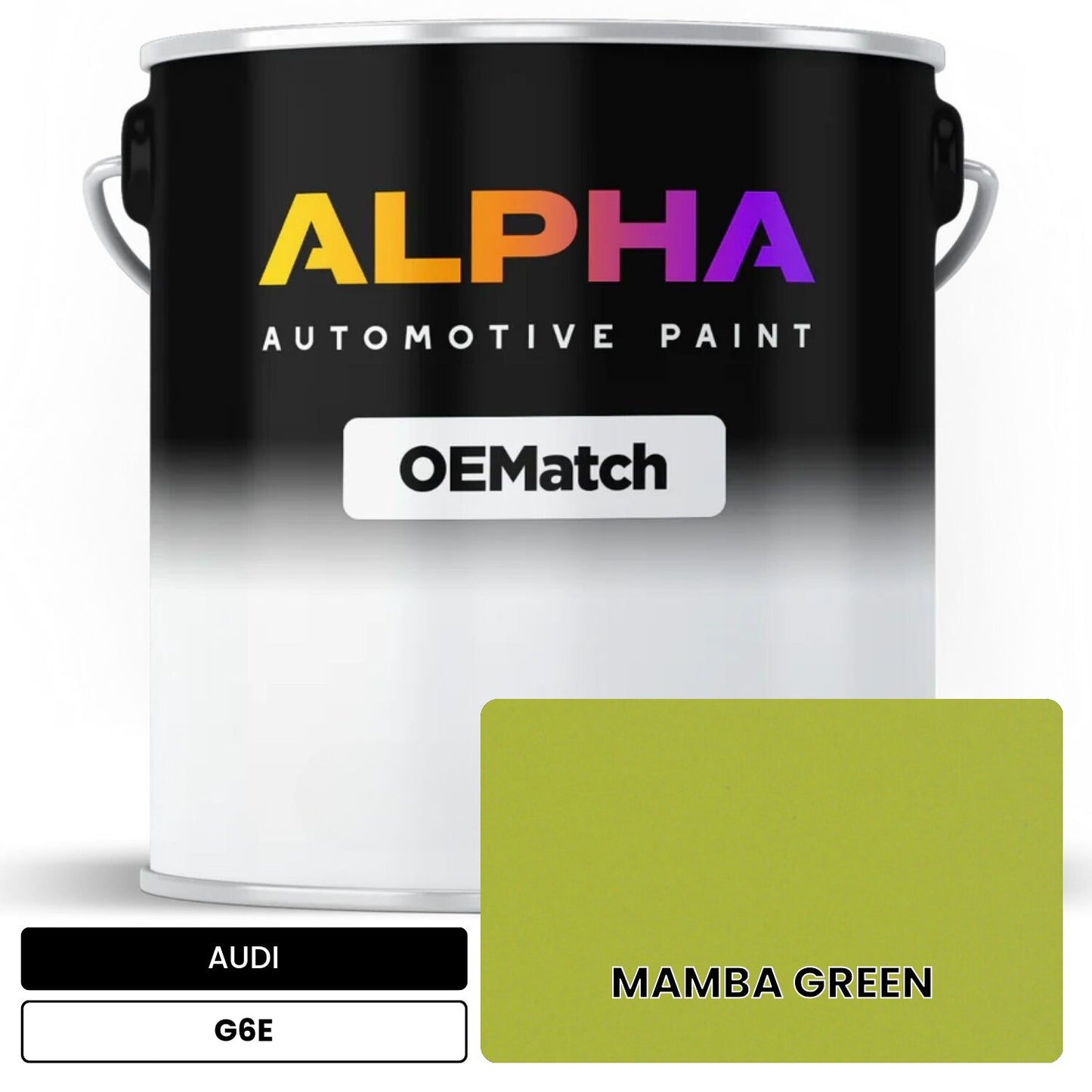 AUDI Mamba Green G6E OEMatch Basecoat