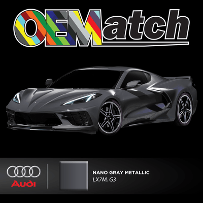 Audi Nano Gray Metallic | OEM Drop-In Pigment - The Spray Source - Alpha Pigments