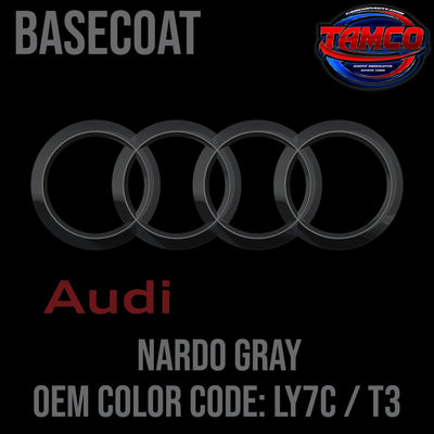 Audi Nardo Gray | LY7C / T3 | 2014-2022 | OEM Basecoat - The Spray Source - Tamco Paint