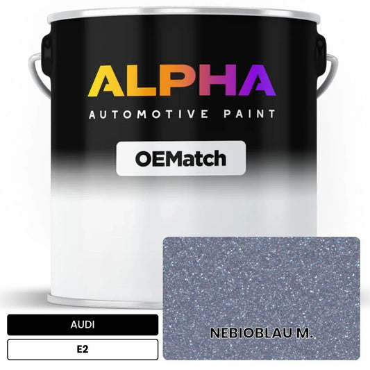 AUDI Nebio Blue Metallic E2 OEMatch Basecoat