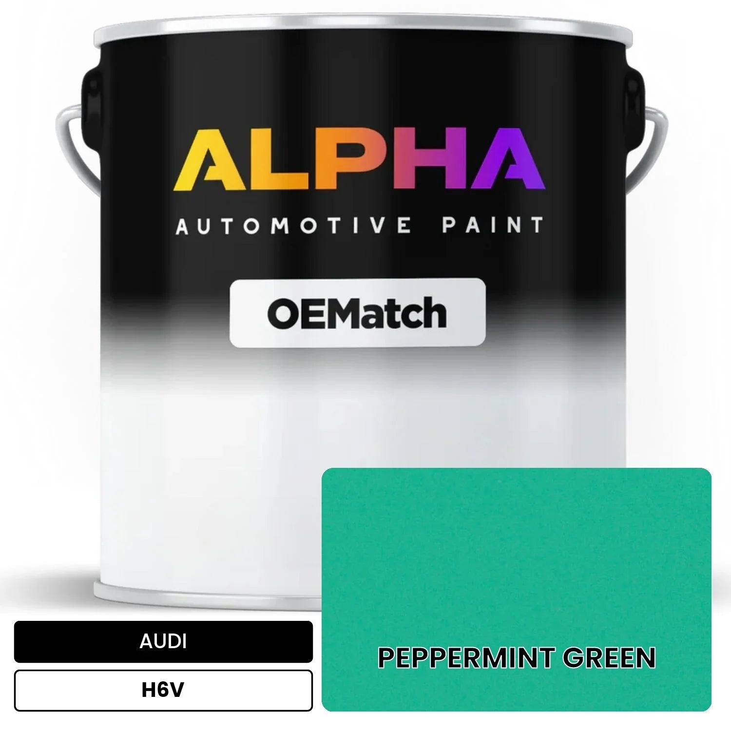 AUDI Peppermint Green H6V OEMatch Basecoat