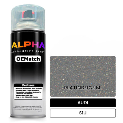 AUDI Platinum Beige Metallic S1U | OEMatch Automotive Spraycan