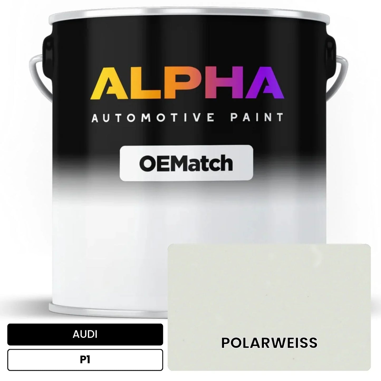 AUDI Polar White P1 OEMatch Basecoat