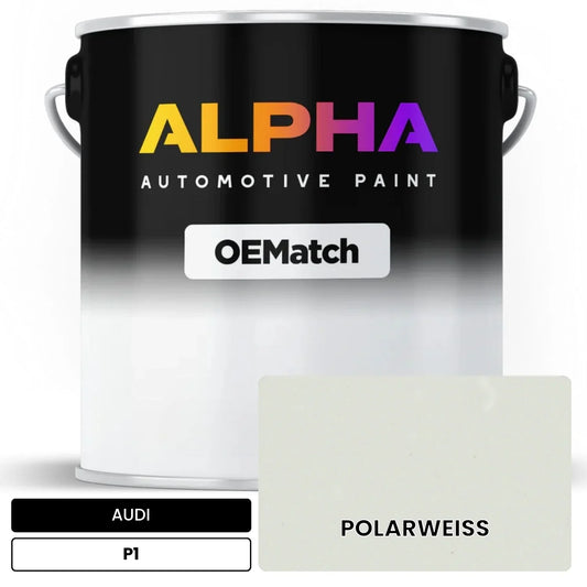 AUDI Polar White P1 OEMatch Basecoat
