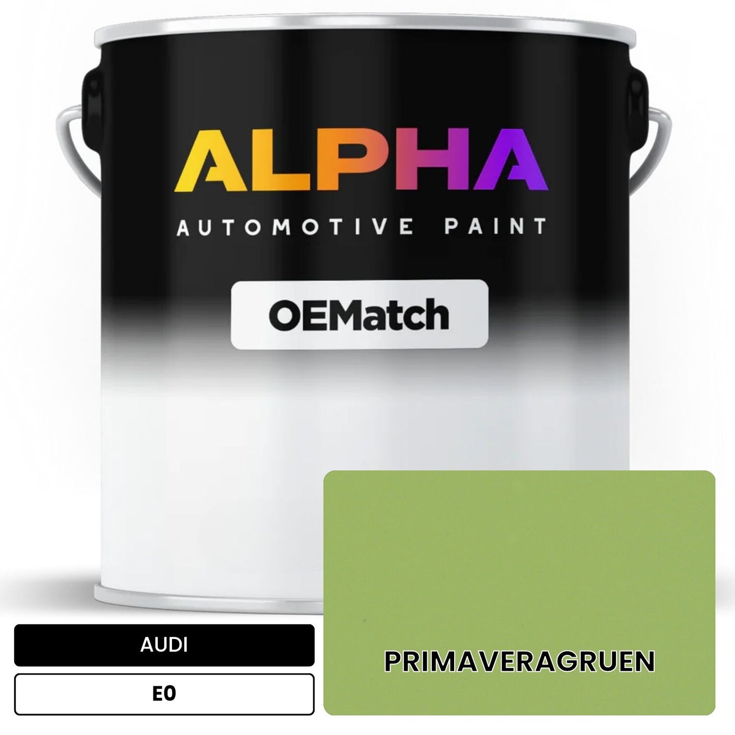 AUDI Primavera Green E0 OEMatch Basecoat