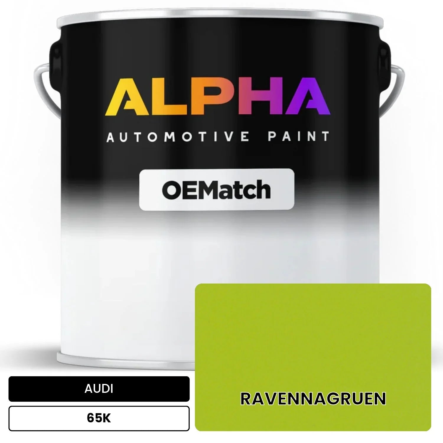 AUDI Ravenna Green 65K OEMatch Basecoat
