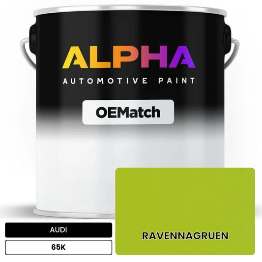 AUDI Ravenna Green 65K OEMatch Basecoat