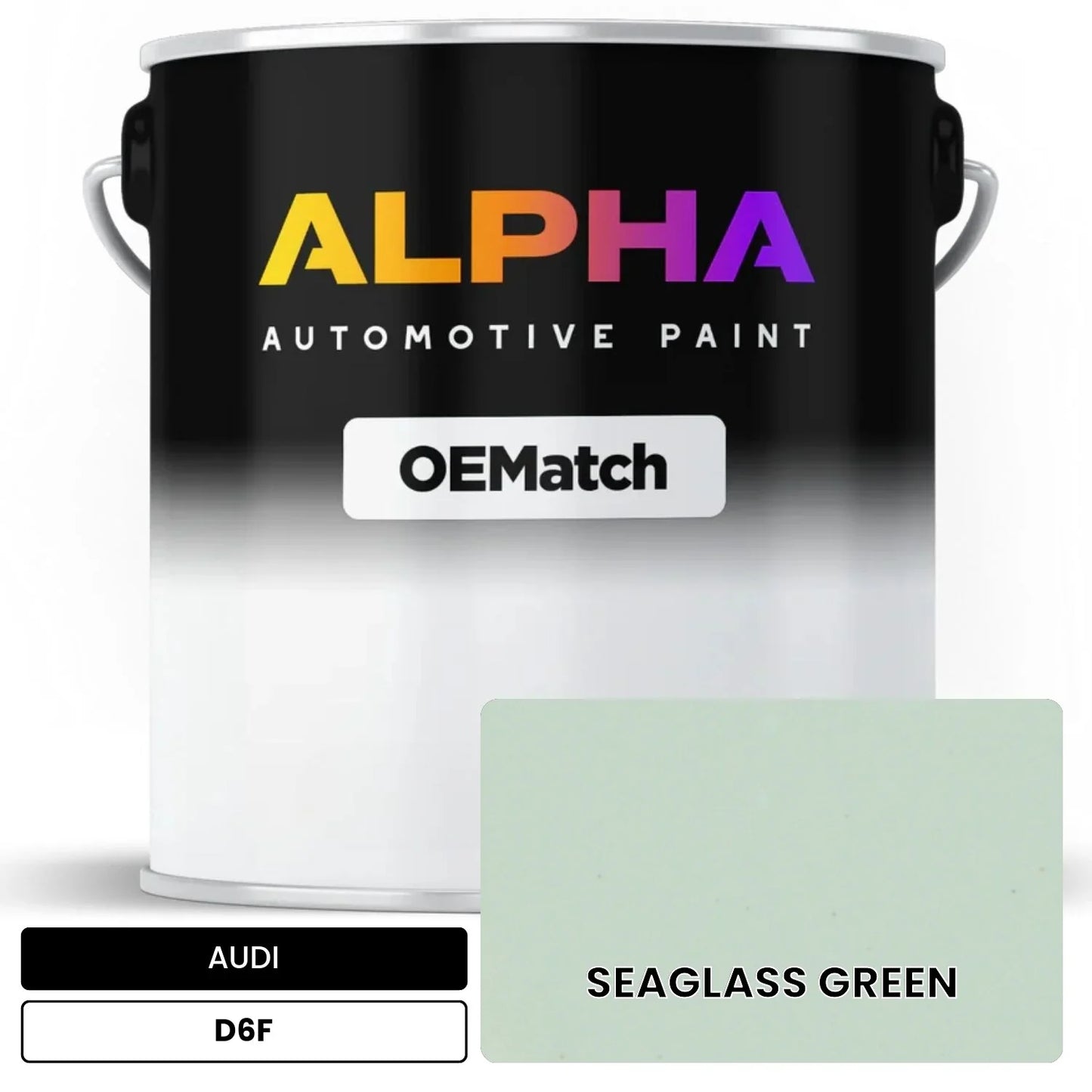 AUDI Seaglass Green D6F OEMatch Basecoat