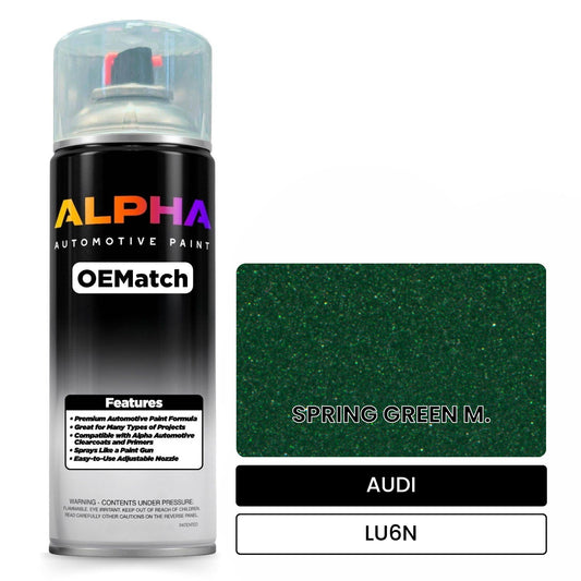 AUDI Spring Green Metallic LU6N OEMatch Spraycan