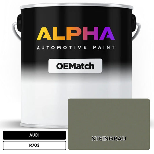 AUDI Stone Gray R703 OEMatch Basecoat