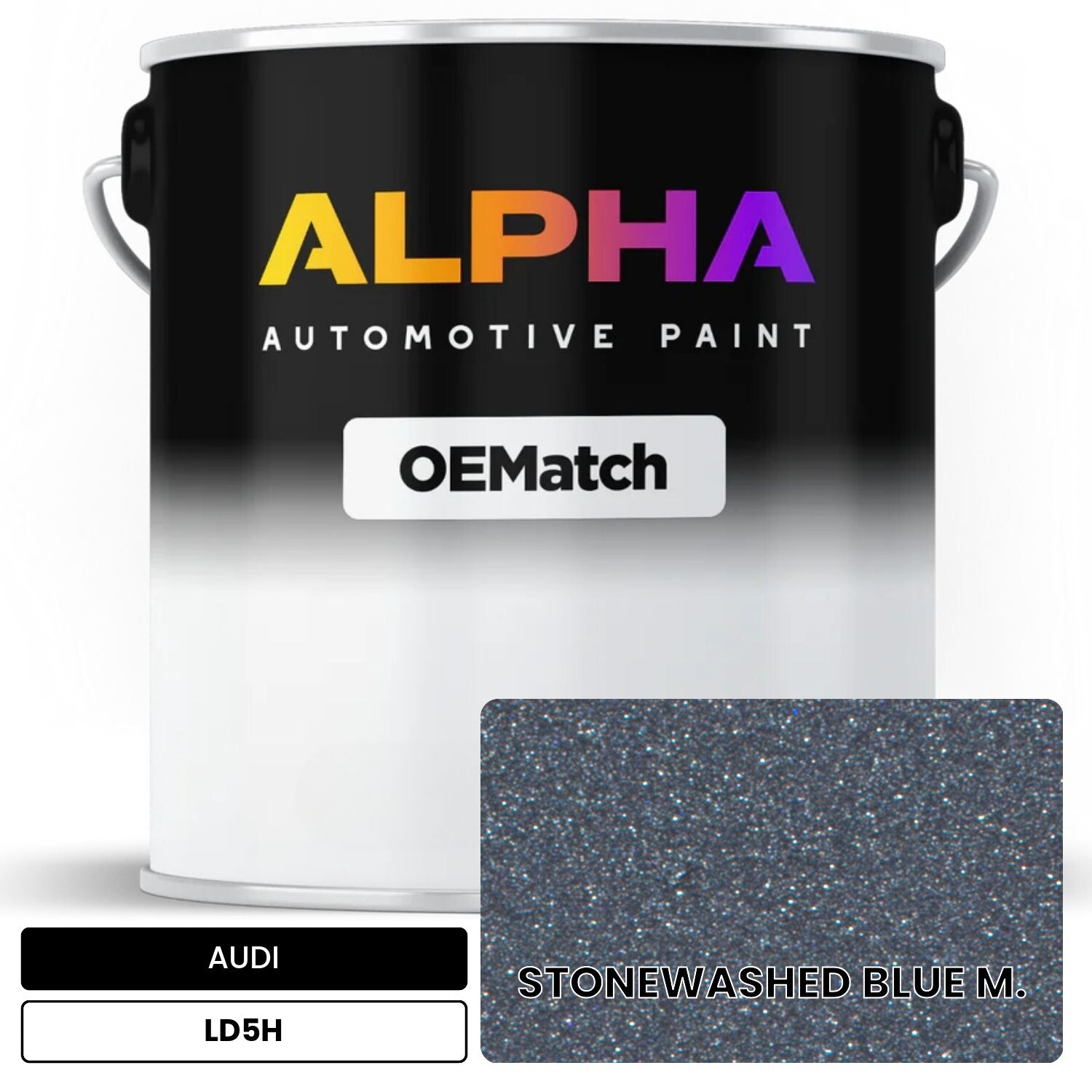 AUDI Stonewashed Blue Metallic LD5H OEMatch Basecoat