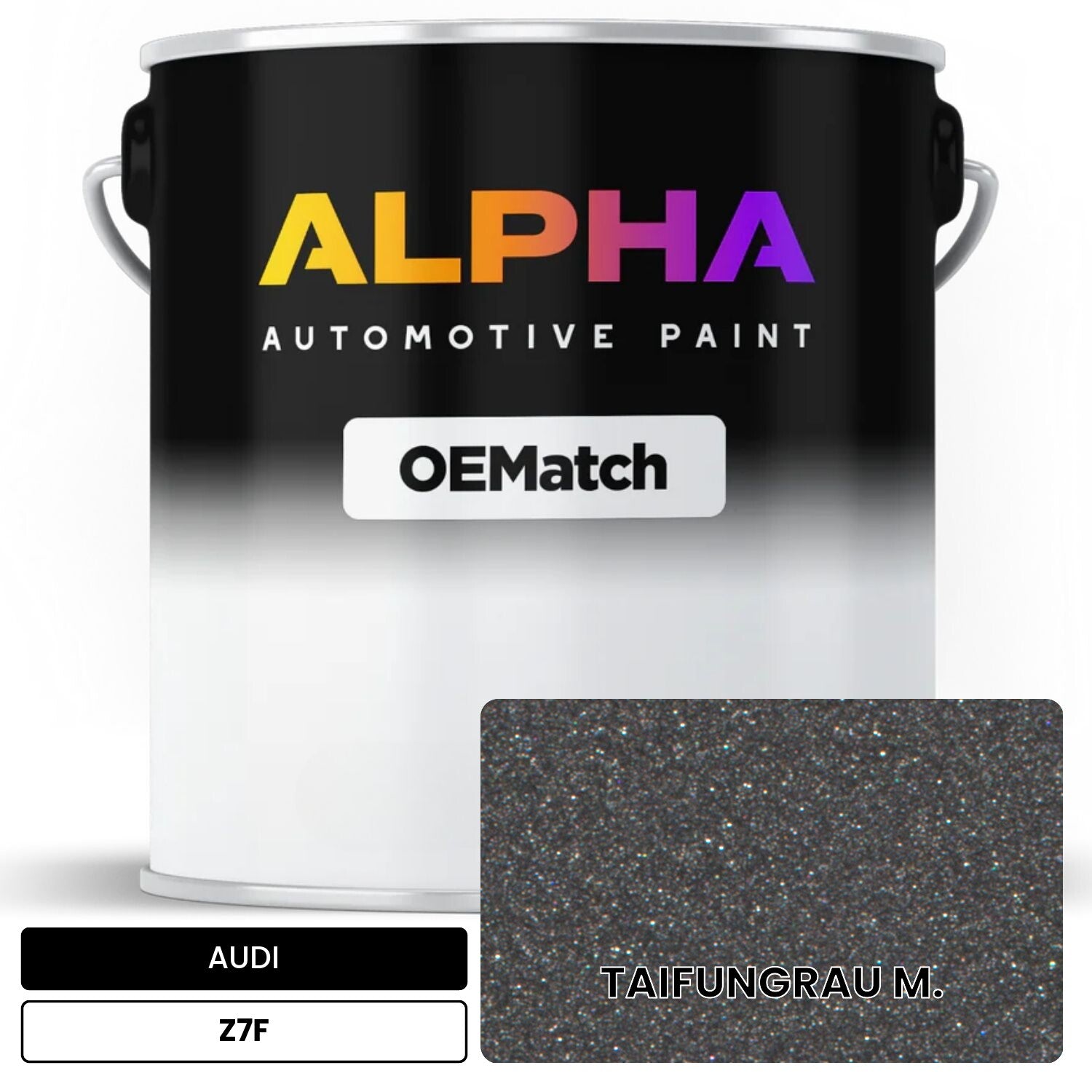 AUDI Taifun Gray Metallic Z7F OEMatch Basecoat