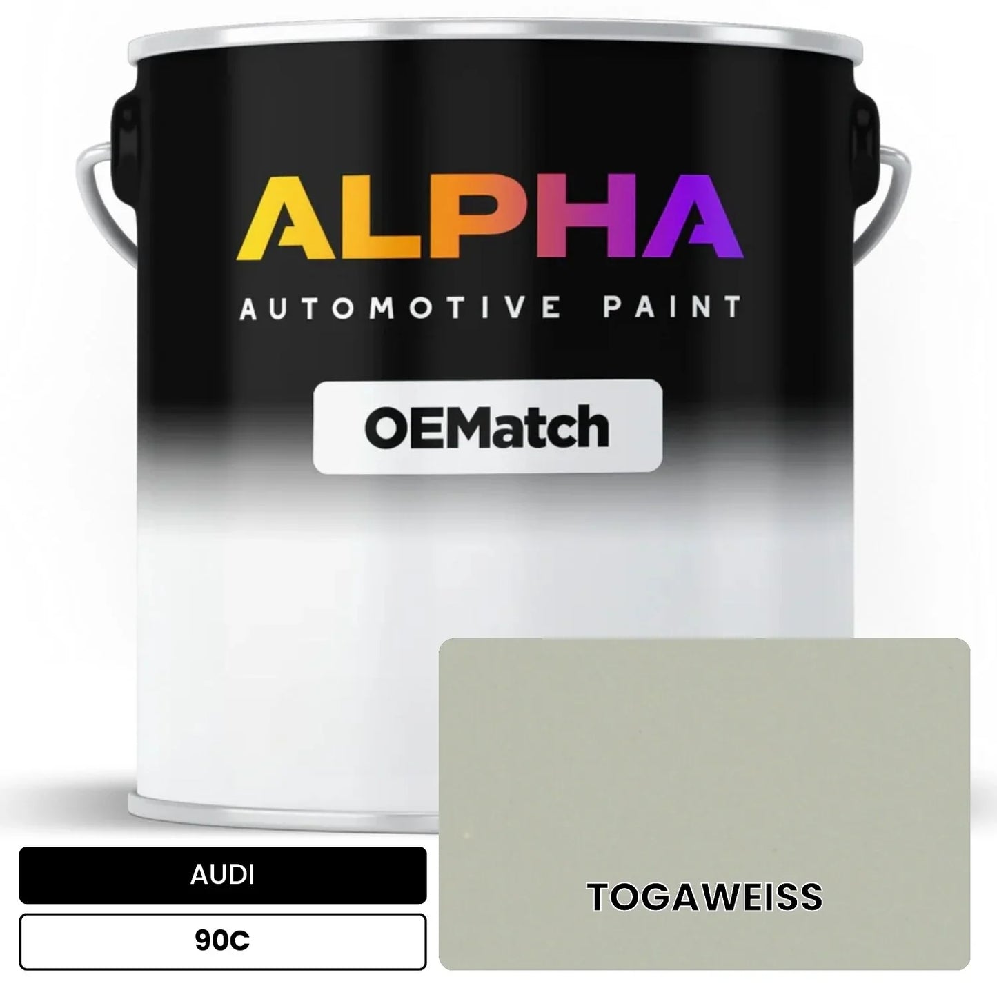 AUDI Toga White 90C OEMatch Basecoat