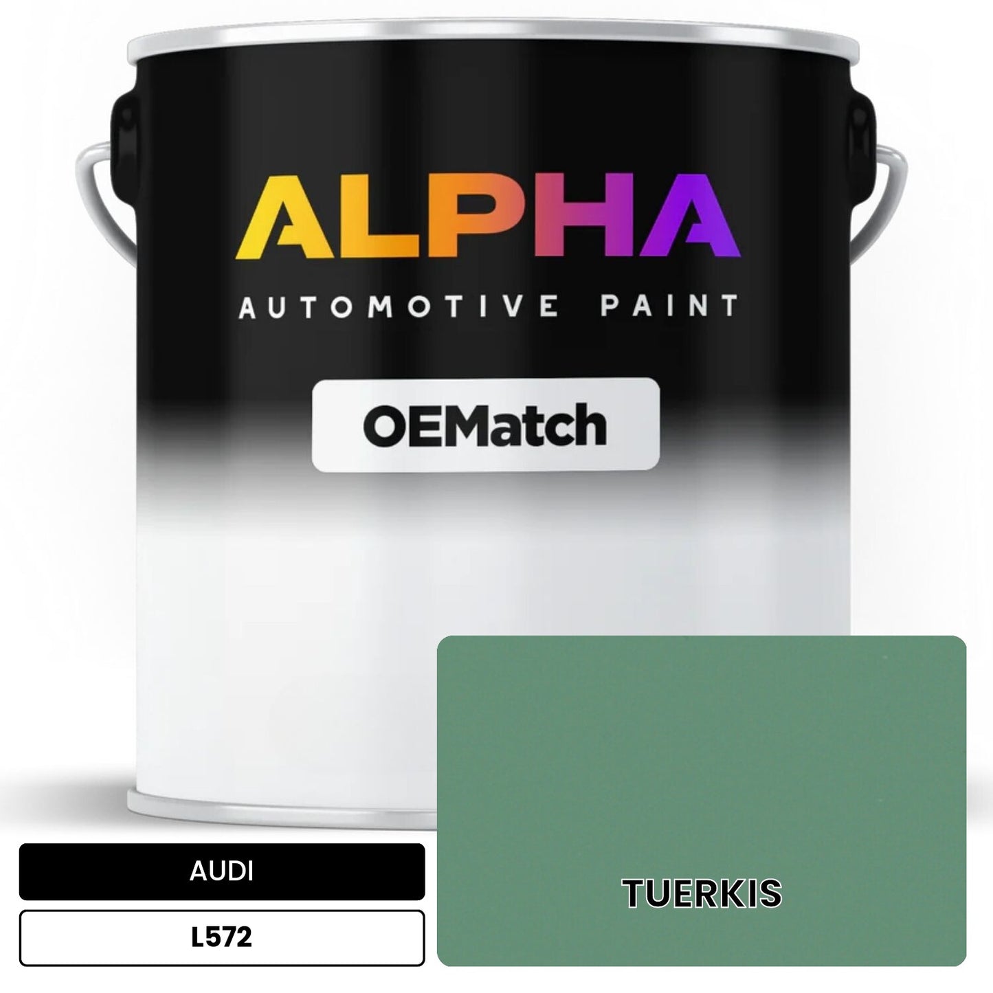 AUDI Turquoise L572 OEMatch Basecoat