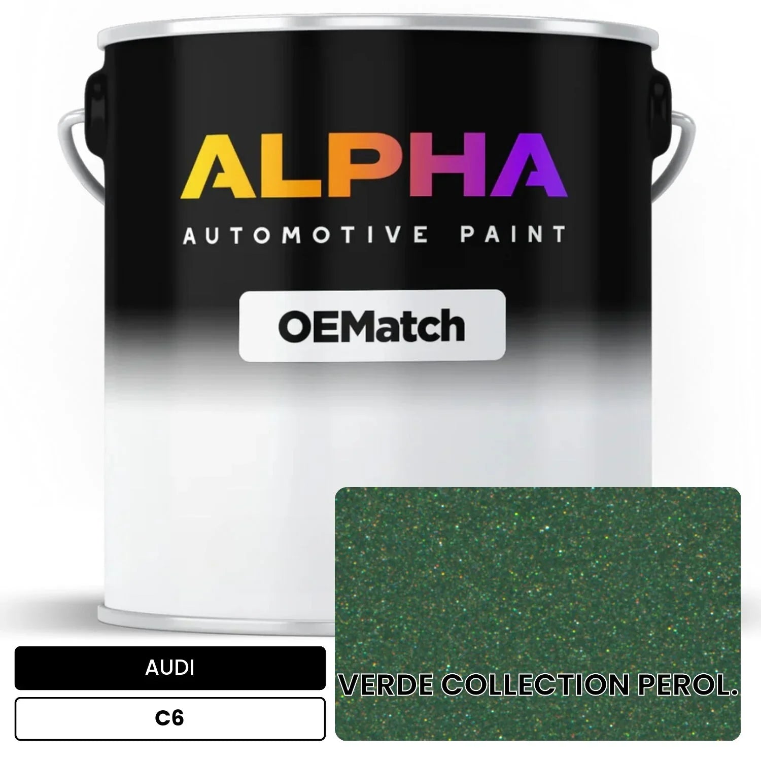 AUDI Verde Collection Pearl C6 OEMatch Basecoat