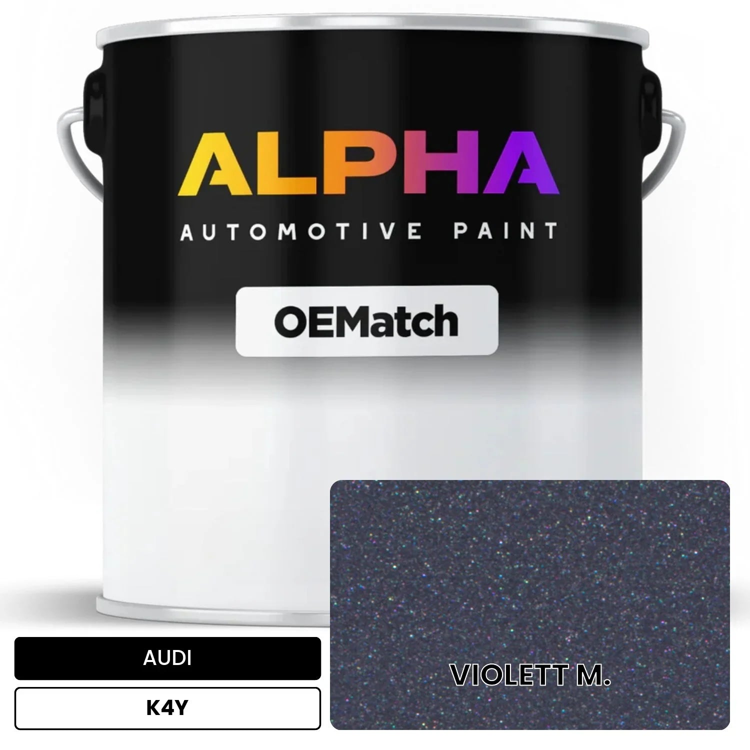 AUDI Violet Metallic K4Y OEMatch Basecoat