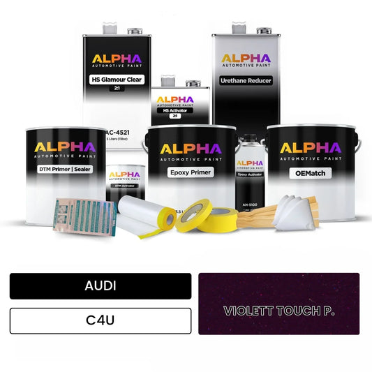 AUDI Violet Touch Pearl C4U OEMatch Vehicle Paint Kit