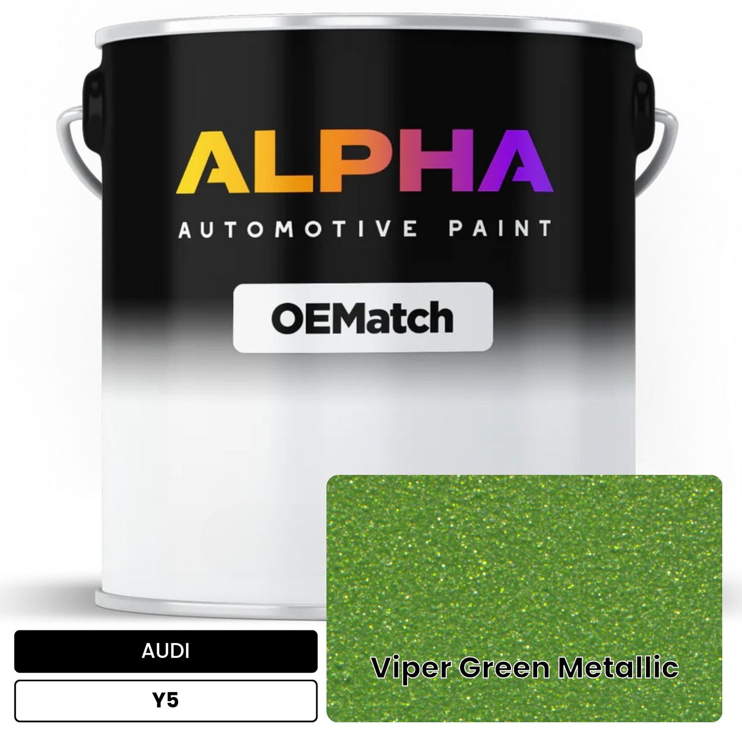 AUDI Viper Green Metallic Y5 OEMatch Basecoat