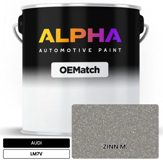 AUDI Zinn Silver LM7V OEMatch Basecoat