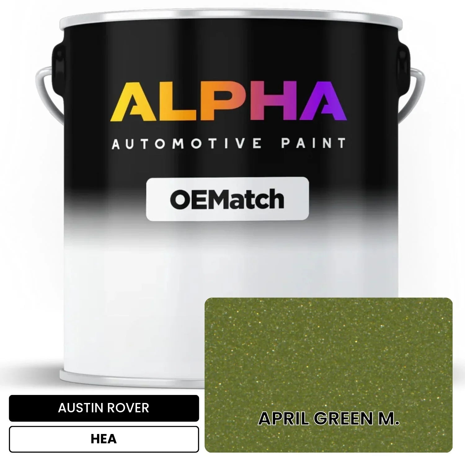 AUSTIN ROVER APRIL GREEN M. HEA OEMatch Basecoat