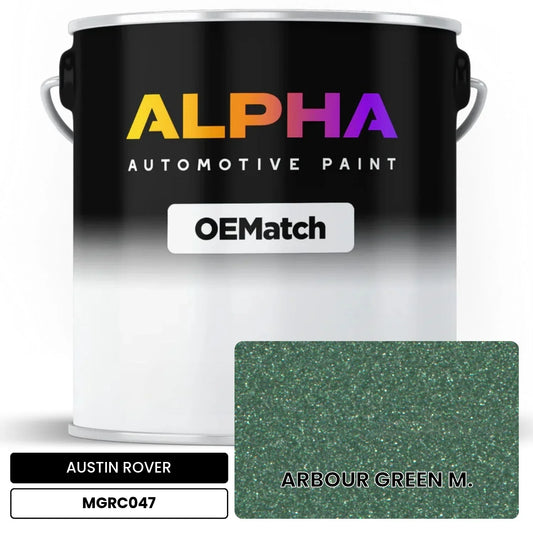 AUSTIN ROVER ARBOUR GREEN M. MGRC047 OEMatch Basecoat