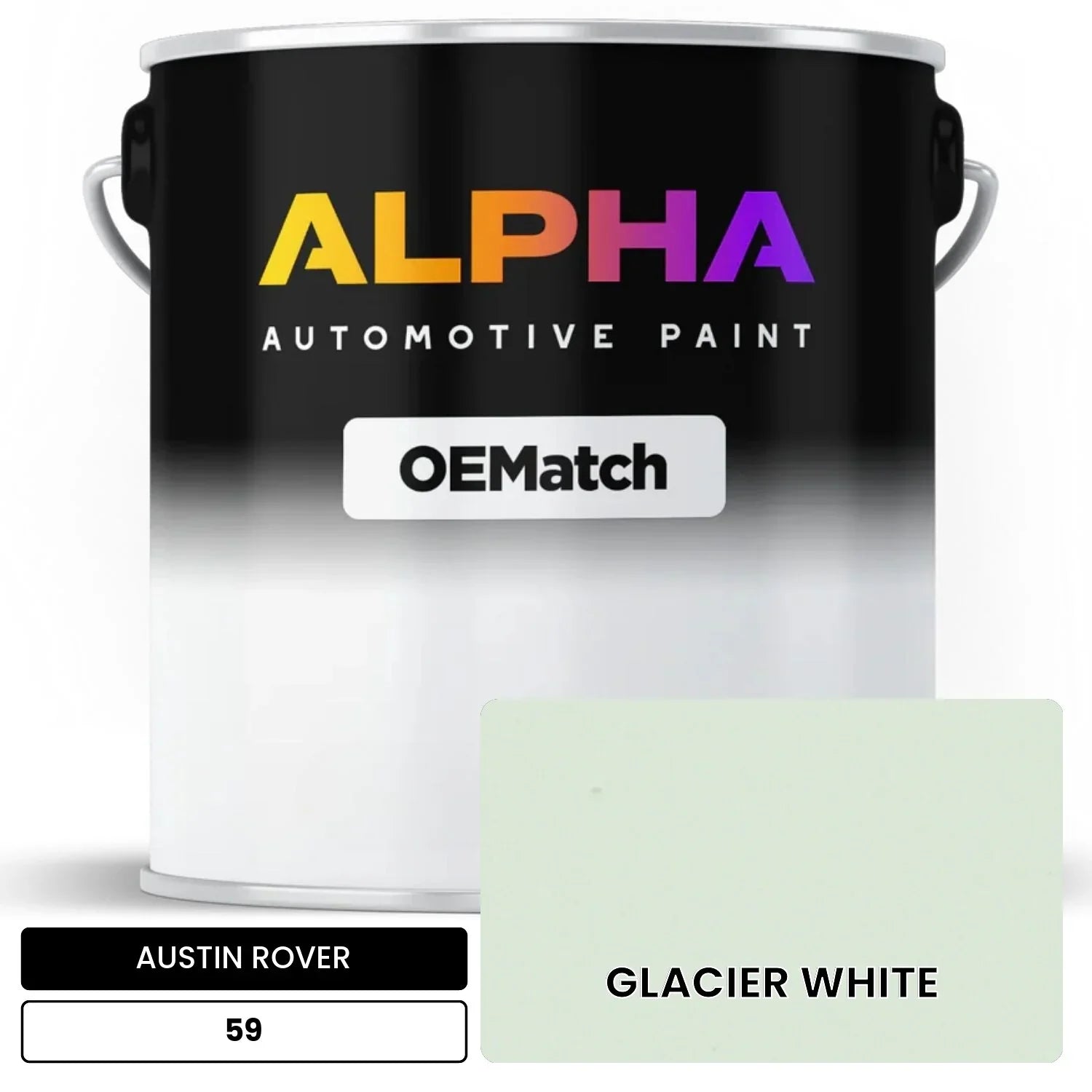 AUSTIN ROVER GLACIER WHITE 59 OEMatch Basecoat