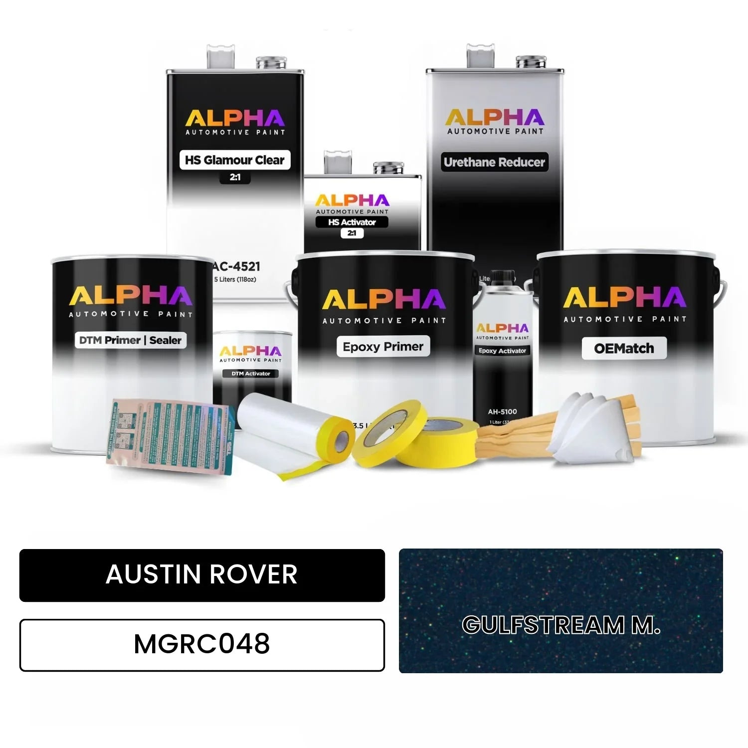 AUSTIN ROVER GULFSTREAM M. MGRC048 OEMatch Vehicle Paint Kit