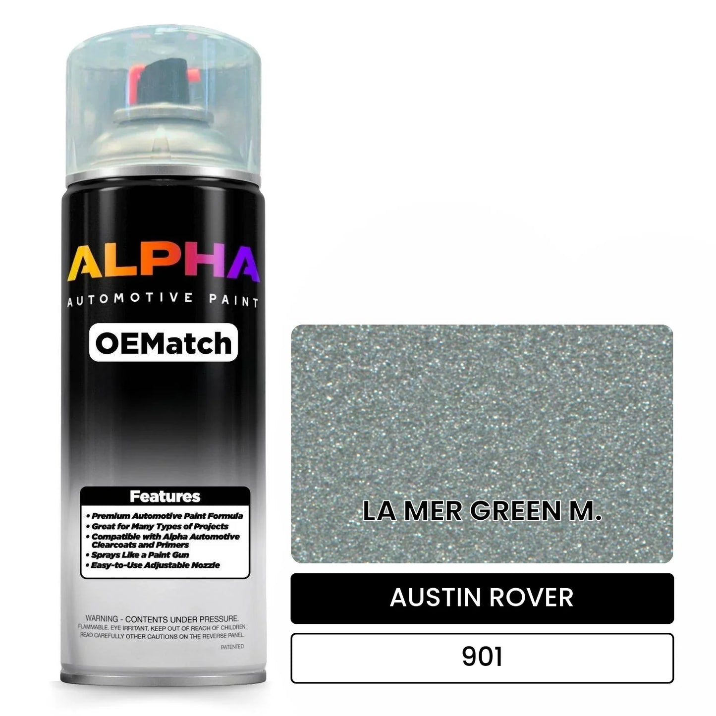 AUSTIN ROVER LA MER GREEN M. 901 OEMatch Spraycan