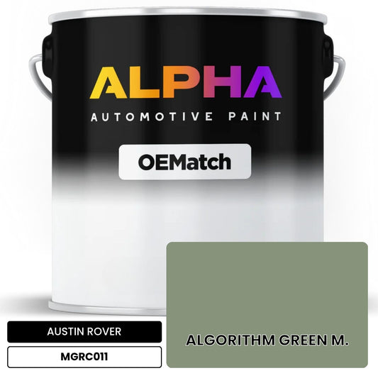 AUSTIN ROVER ALGORITHM GREEN M. MGRC011 OEMatch Basecoat