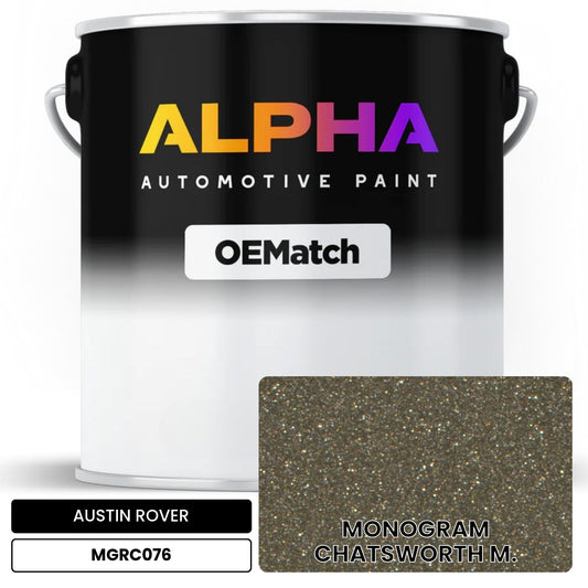 AUSTIN ROVER MONOGRAM CHATSWORTH M. MGRC076 OEMatch Basecoat