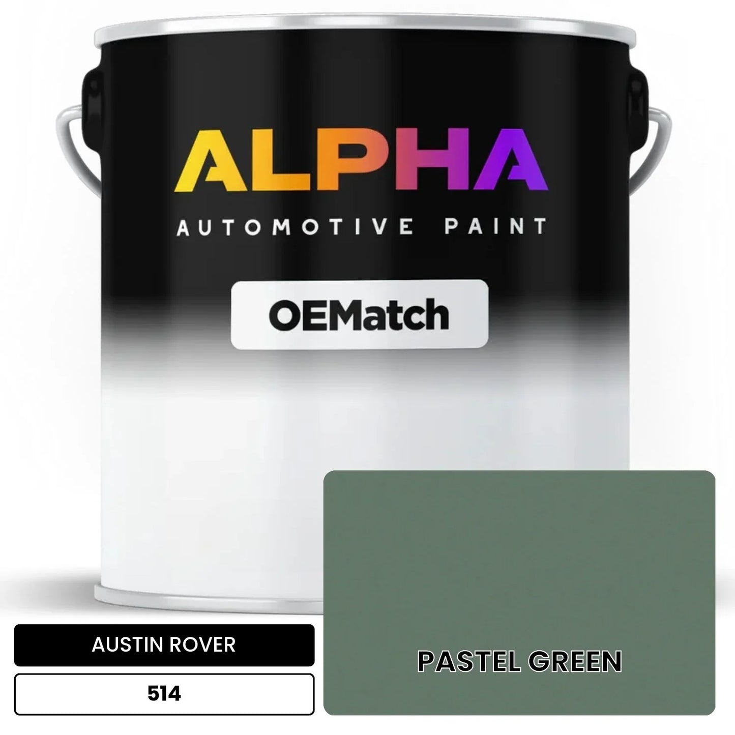 AUSTIN ROVER PASTEL GREEN 514 OEMatch Basecoat