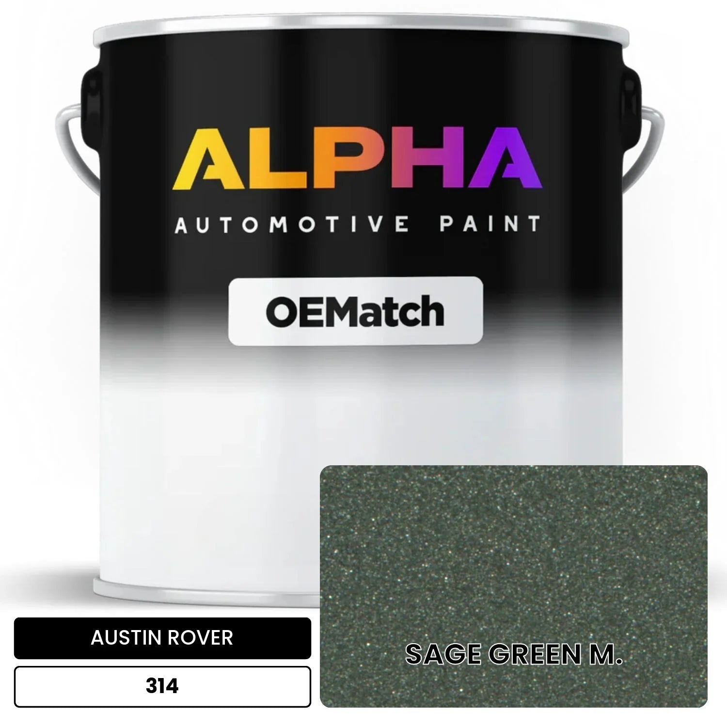AUSTIN ROVER SAGE GREEN M. 314 OEMatch Basecoat