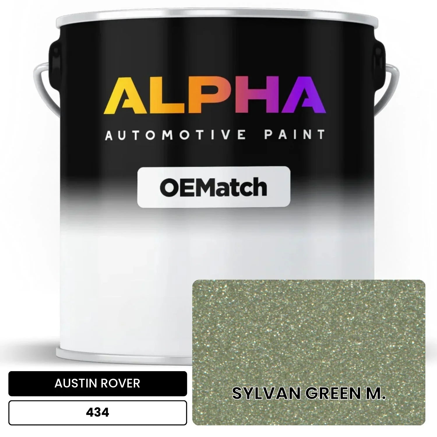 AUSTIN ROVER SYLVAN GREEN M. 434 OEMatch Basecoat