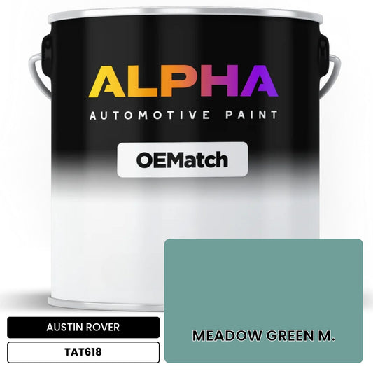 AUSTIN ROVER MEADOW GREEN M. TAT618 OEMatch Basecoat