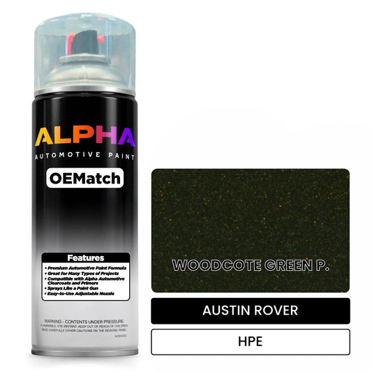 AUSTIN ROVER WOODCOTE GREEN P. HPE OEMatch Spraycan