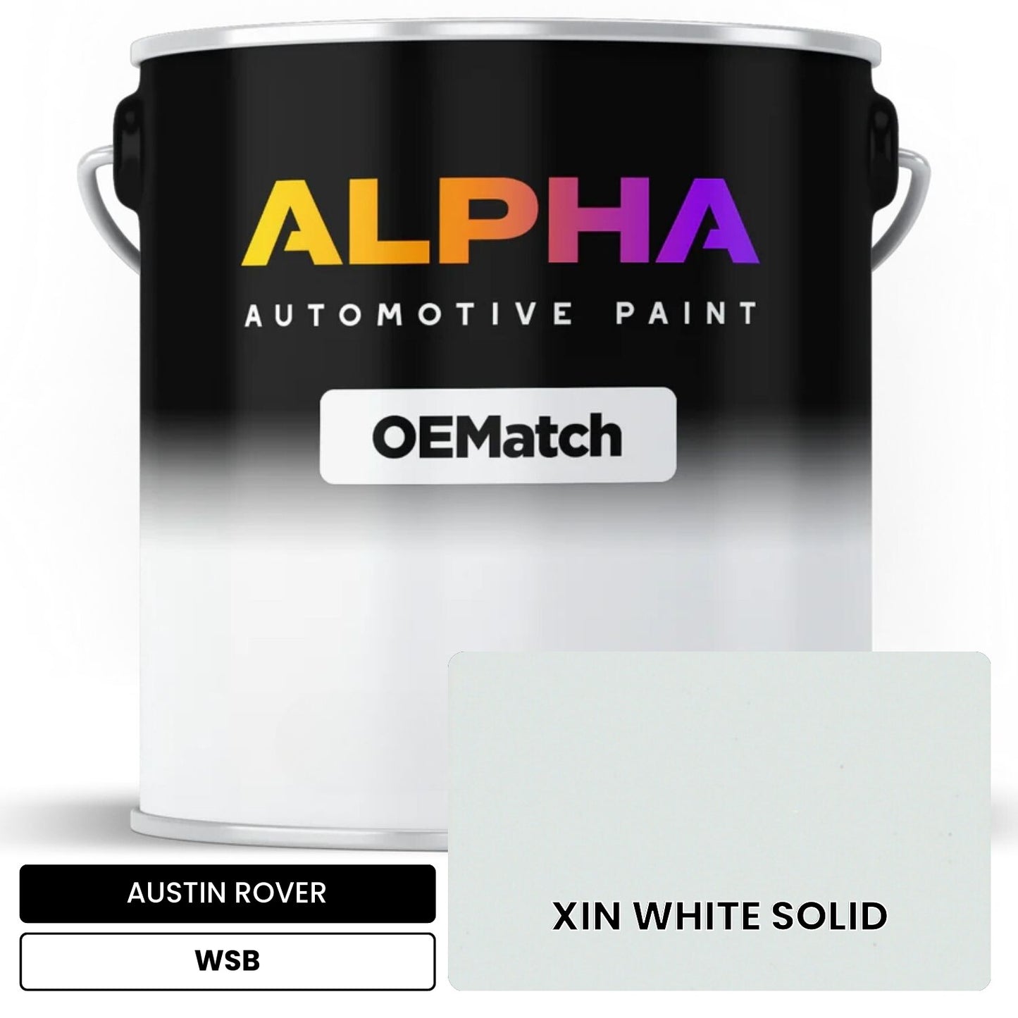 AUSTIN ROVER XIN WHITE SOLID WSB OEMatch Basecoat